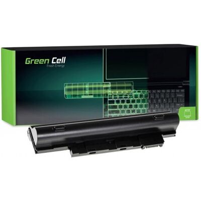 Green Cell AC11 Laptop-Akku - 6-Zellen Lithium-Ion - Schwarz - für Acer Aspire One Green Cell AC11 Laptop-Akku - 6-Zellen Lithium-Ion - Schwarz - für Acer Aspire One
