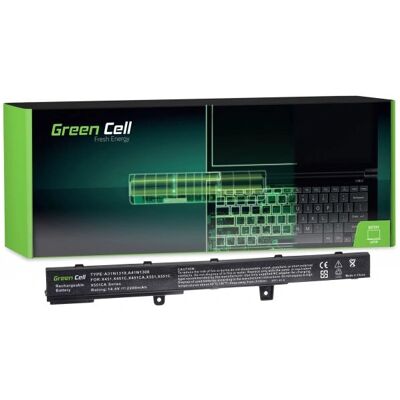 Green Cell AS75 Laptop-Akku - Schwarz - 2200 mAh Green Cell AS75 Laptop-Akku - Schwarz - 2200 mAh