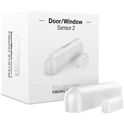 Fibaro FGDW-002-1 Sensor sem fio para portas e janelas branco - Sensor porta/janela Fibaro FGDW-002-1 Sensor sem fio para portas e janelas branco - Sensor porta/janela