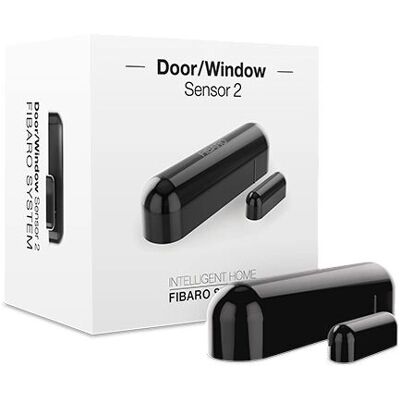 Sensor de porta/janela Fibaro FGDW-002-3 ZW5 - Preto Sensor de porta/janela Fibaro FGDW-002-3 ZW5 - Preto