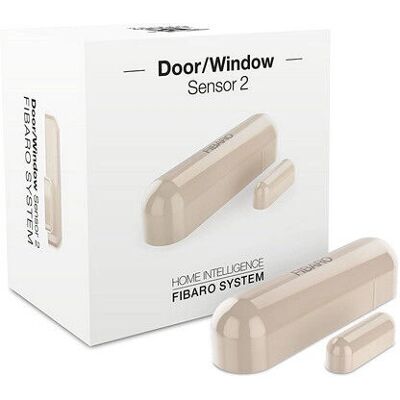 Capteur porte/fenêtre Fibaro FGDW-002-4 Beige - Publicité Capteur porte/fenêtre Fibaro FGDW-002-4 Beige - Publicité