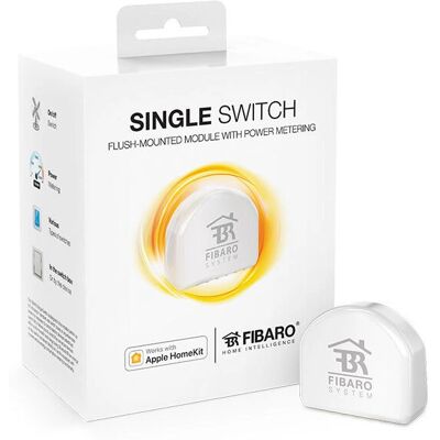 Fibaro FGBHS-213 Biały bezprzewodowy inteligentny kontroler oświetlenia Fibaro FGBHS-213 Biały bezprzewodowy inteligentny kontroler oświetlenia