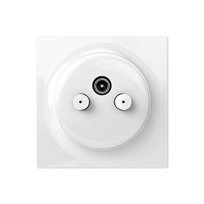 Fibaro Walli N Presa Bianca - TV-SAT & Telecamera di Rete Fibaro Walli N Presa Bianca - TV-SAT & Telecamera di Rete