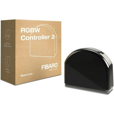 Fibaro FGRGBWM-442 Z-Wave Plus Preto - Controlador de luz Fibaro FGRGBWM-442 Z-Wave Plus Preto - Controlador de luz