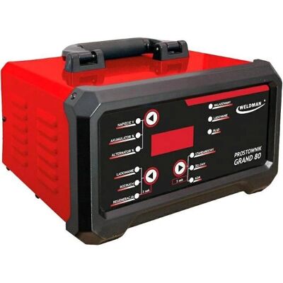 Weldman Batterieladegerät - 10-Stufen Automatik, Mehrmodus - Batterietest Weldman Batterieladegerät - 10-Stufen Automatik, Mehrmodus - Batterietest