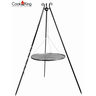Griglia a Treppiede in Acciaio Naturale Cook King - 180cm - 60cm - Barbecue Esterno Griglia a Treppiede in Acciaio Naturale Cook King - 180cm - 60cm - Barbecue Esterno