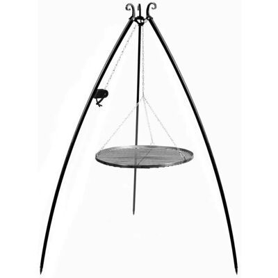 Griglia a Tripode in Acciaio Naturale 200cm - Griglia 80cm Griglia a Tripode in Acciaio Naturale 200cm - Griglia 80cm