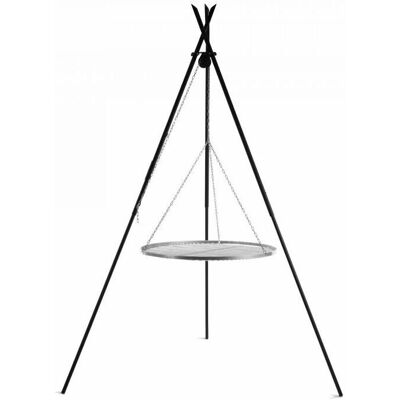 COOK KING Griglia a Treppiede - Acciaio Inox 210cm, Pieghevole - BBQ Esterno COOK KING Griglia a Treppiede - Acciaio Inox 210cm, Pieghevole - BBQ Esterno