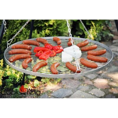 Cook King Griglia in Acciaio Naturale 80cm - Alta Qualità Fatta a Mano - Supporta Tripod Cook King Griglia in Acciaio Naturale 80cm - Alta Qualità Fatta a Mano - Supporta Tripod