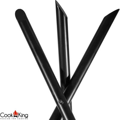 Cook King Tipi 210cm Trépiede per Barbecue - Accessorio Grill Cook King Tipi 210cm Trépiede per Barbecue - Accessorio Grill