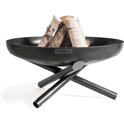 Cook King - Ciotola di fuoco in acciaio resistente - 100cm - Stabile e portatile Cook King - Ciotola di fuoco in acciaio resistente - 100cm - Stabile e portatile