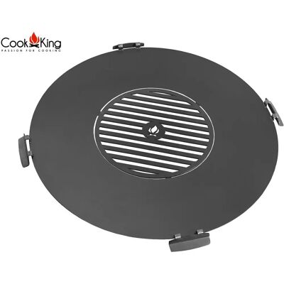 Piastra per griglia in acciaio Cook King 102cm con manici - Griglia Piastra per griglia in acciaio Cook King 102cm con manici - Griglia
