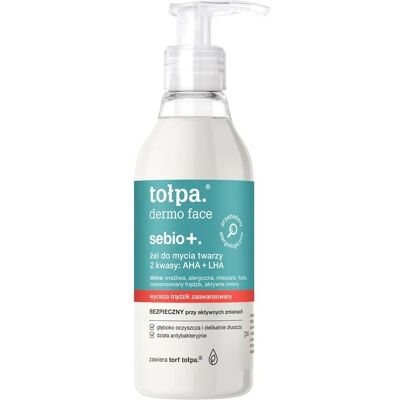 Tołpa Dermo Gesicht Sebio - Reinigungs Gel mit AHA - 195ml Tołpa Dermo Gesicht Sebio - Reinigungs Gel mit AHA - 195ml