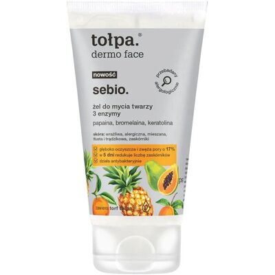Tołpa Dermo Face Sebio - Gesichts Gel gegen Mitesser - 150ml Tołpa Dermo Face Sebio - Gesichts Gel gegen Mitesser - 150ml