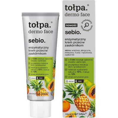 Tołpa Dermo Face Sebio - Gesichtscreme gegen Mitesser - Sebumregulierung Tołpa Dermo Face Sebio - Gesichtscreme gegen Mitesser - Sebumregulierung