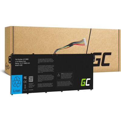 Green Cell AC62 Laptop Akku - 3600 mAh, Li-ion, Schwarz Green Cell AC62 Laptop Akku - 3600 mAh, Li-ion, Schwarz