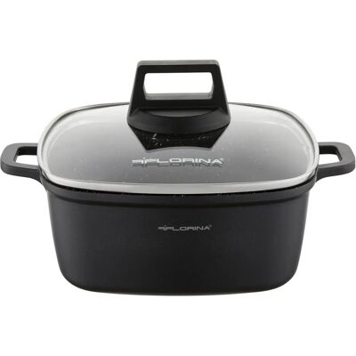 Florina Chef Aluminium Vierkant 20x20x8cm 2,6L - Kookgerei Florina Chef Aluminium Vierkant 20x20x8cm 2,6L - Kookgerei