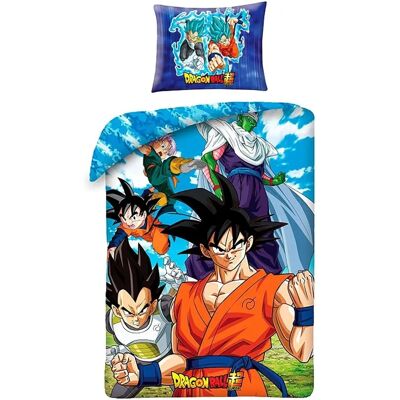 Housse de couette en coton Dragon Ball Z Son Goku - 140x200 cm - Publicité Housse de couette en coton Dragon Ball Z Son Goku - 140x200 cm - Publicité