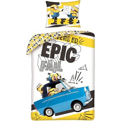 Poszwa na kołdrę Minions Kevin Stuart - Epic Fail - 140x200cm - Bawełna Poszwa na kołdrę Minions Kevin Stuart - Epic Fail - 140x200cm - Bawełna