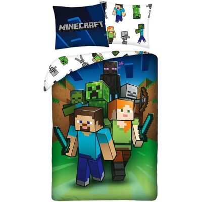 Halantex - Minecraft - Enderman Creeper - 160x200 Pościel Halantex - Minecraft - Enderman Creeper - 160x200 Pościel