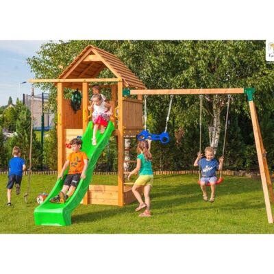 FUNGOO Fortress Move Spielturm - Kletterwand, Schaukel, Rutsche FUNGOO Fortress Move Spielturm - Kletterwand, Schaukel, Rutsche