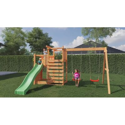 FUNGOO - Climbing Star3 - Gartenspielhaus - Rutsche - Spielset FUNGOO - Climbing Star3 - Gartenspielhaus - Rutsche - Spielset