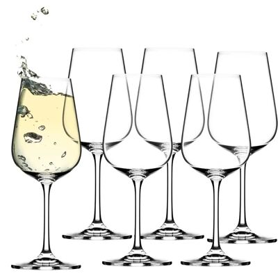 Set di 6 bicchieri di vino bianco KADAX 360ml Set di 6 bicchieri di vino bianco KADAX 360ml