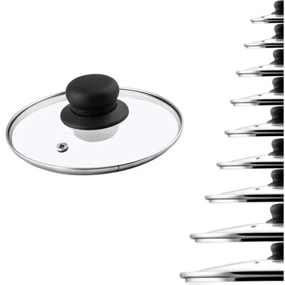 KADAX Kochtopfdeckel Hitzebeständiges Glas 14cm - Kochzubehör KADAX Kochtopfdeckel Hitzebeständiges Glas 14cm - Kochzubehör
