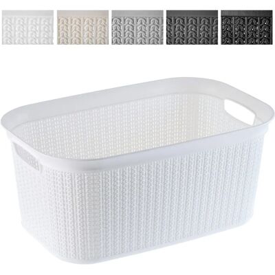 KADAX Wäschekorb - 27L Weiß KADAX Wäschekorb - 27L Weiß