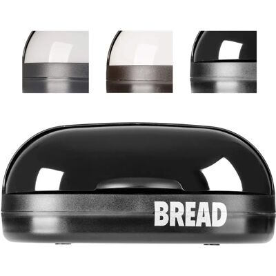KADAX Brotkasten - Moderner schwarzer Aufbewahrungsbehälter für Brot & Lebensmittel KADAX Brotkasten - Moderner schwarzer Aufbewahrungsbehälter für Brot & Lebensmittel