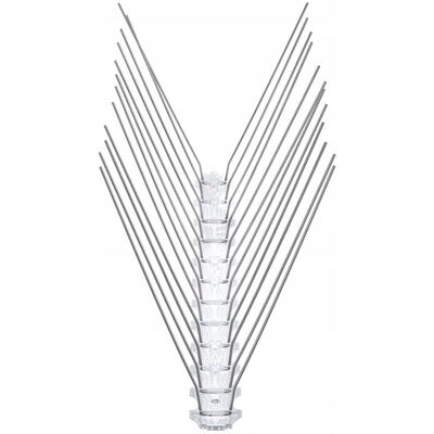Púas para palomas de acero inoxidable 16 cm x 9 piezas 3 m - Kadax - Pigeon Bird Spikes Púas para palomas de acero inoxidable 16 cm x 9 piezas 3 m - Kadax - Pigeon Bird Spikes