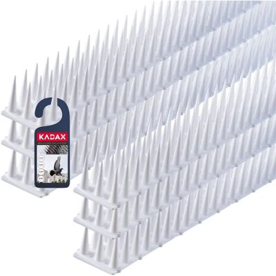 Spilli per uccelli KADAX Plastica Forte 6 pezzi 3,06m bianco - Punte per uccelli Spilli per uccelli KADAX Plastica Forte 6 pezzi 3,06m bianco - Punte per uccelli