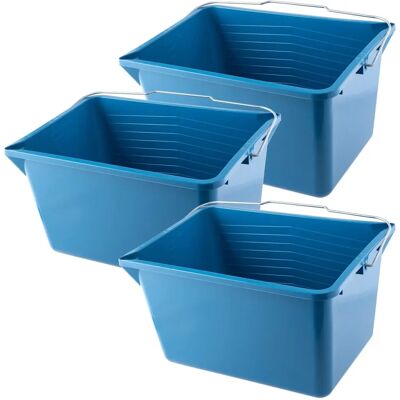 KADAX 12L Paint Bucket - Rectangular, Crack-Resistant, Lightweight KADAX 12L Paint Bucket - Rectangular, Crack-Resistant, Lightweight