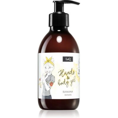 LaQ Gel Douche Banane - Hydratant pour Mains et Corps - Publicité LaQ Gel Douche Banane - Hydratant pour Mains et Corps - Publicité