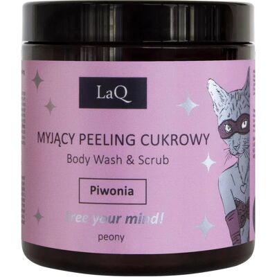 Scrub corpo LaQ Kitten Peony - Gel doccia esfoliante con fragranza Scrub corpo LaQ Kitten Peony - Gel doccia esfoliante con fragranza