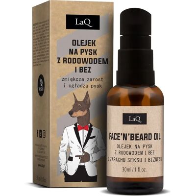 Olio Viso e Barba LaQ Doberman - Idratante, Profumo Fresco Olio Viso e Barba LaQ Doberman - Idratante, Profumo Fresco