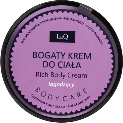 LaQ Bunny Forget-Me-Not Crème pour le corps - Nourrissante 200ml - Publicité LaQ Bunny Forget-Me-Not Crème pour le corps - Nourrissante 200ml - Publicité