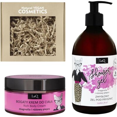 Set Cadou LaQ Magnolia - Îngrijire Corporală și Duș Set Cadou LaQ Magnolia - Îngrijire Corporală și Duș