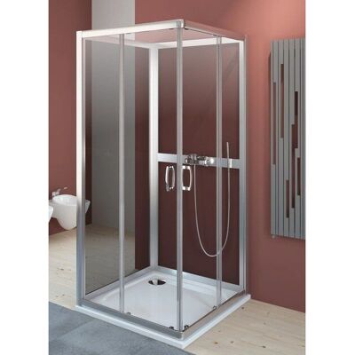 Radaway Premium Plus C+2S Kwadratowa 80x80 Przezroczysta Kabina prysznicowa - Kabina prysznicowa Radaway Premium Plus C+2S Kwadratowa 80x80 Przezroczysta Kabina prysznicowa - Kabina prysznicowa