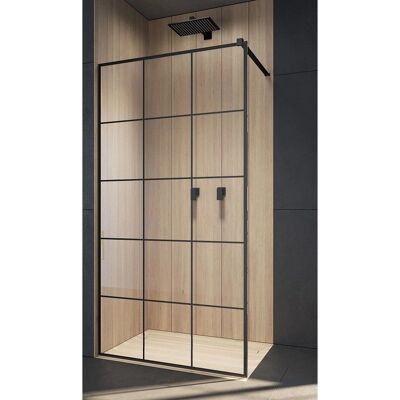 Radaway Modo New Black III Kabina prysznicowa Walk-in 75x100x200 Radaway Modo New Black III Kabina prysznicowa Walk-in 75x100x200