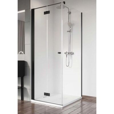 Kabina prysznicowa Radaway Nes Black KDJ B 80x100cm - Czarny - Przejrzyste szkło - Drzwi lewe Kabina prysznicowa Radaway Nes Black KDJ B 80x100cm - Czarny - Przejrzyste szkło - Drzwi lewe