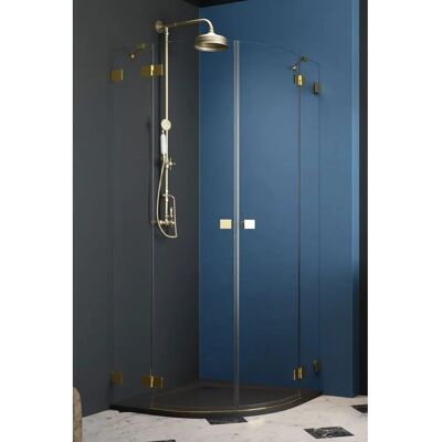Radaway Essenza Pro Gold Pdd Kabina Prysznicowa 80x100cm - Szkło i Złoto Radaway Essenza Pro Gold Pdd Kabina Prysznicowa 80x100cm - Szkło i Złoto