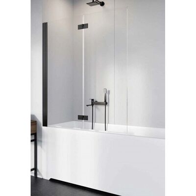 Radaway - Nes 8 - Czarne - 120cm - Parawan nawannowy Radaway - Nes 8 - Czarne - 120cm - Parawan nawannowy