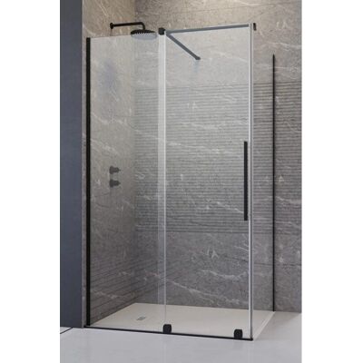Radaway Furo Black Kdj Kabina Prysznicowa - Prostokątna, Czarny Profil, 90x100cm Radaway Furo Black Kdj Kabina Prysznicowa - Prostokątna, Czarny Profil, 90x100cm