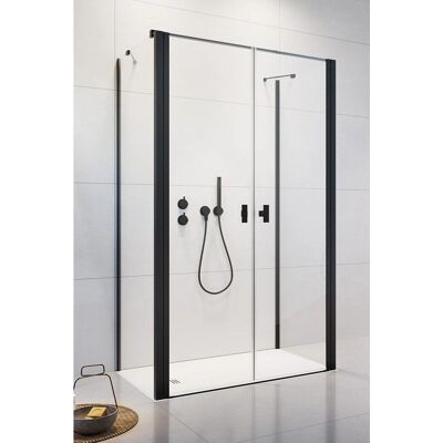 Radaway Nes 8 Black DWD+2S Kabina prysznicowa - Prostokątna, szkło 8mm Radaway Nes 8 Black DWD+2S Kabina prysznicowa - Prostokątna, szkło 8mm