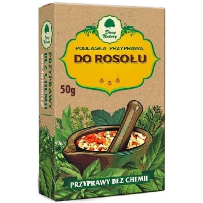 Dary Natury Przyprawa do Rosołu - Aromat ziół - 50g Dary Natury Przyprawa do Rosołu - Aromat ziół - 50g