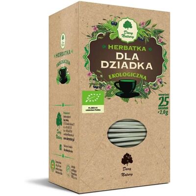 Dary natury Ekologiczna Herbata Ziołowa dla Dziadka - Napar z Ziół Dary natury Ekologiczna Herbata Ziołowa dla Dziadka - Napar z Ziół