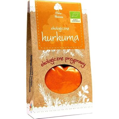Dary Natury Ekologiczna Kurkuma - Przyprawa 50g Dary Natury Ekologiczna Kurkuma - Przyprawa 50g