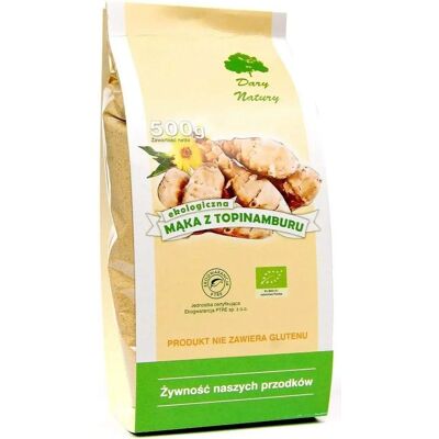 DARY NATURY Topinambur Mehl glutenfrei Bio - 500g DARY NATURY Topinambur Mehl glutenfrei Bio - 500g
