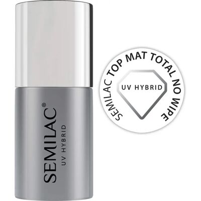 Semilac Top Mat Total No Wipe 7ml - Esmalte de uñas Semilac Top Mat Total No Wipe 7ml - Esmalte de uñas